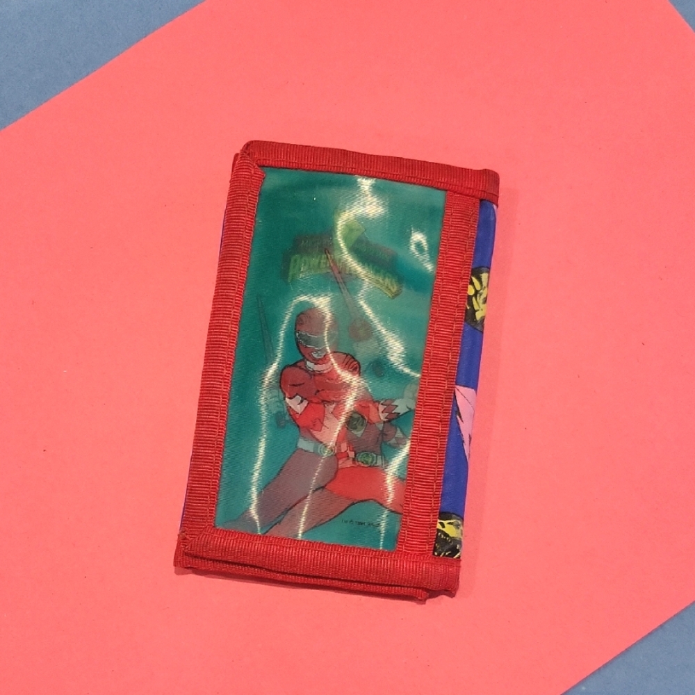 Power Rangers Red and Green Wallet